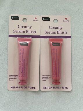 b pure creamy serum blush duo